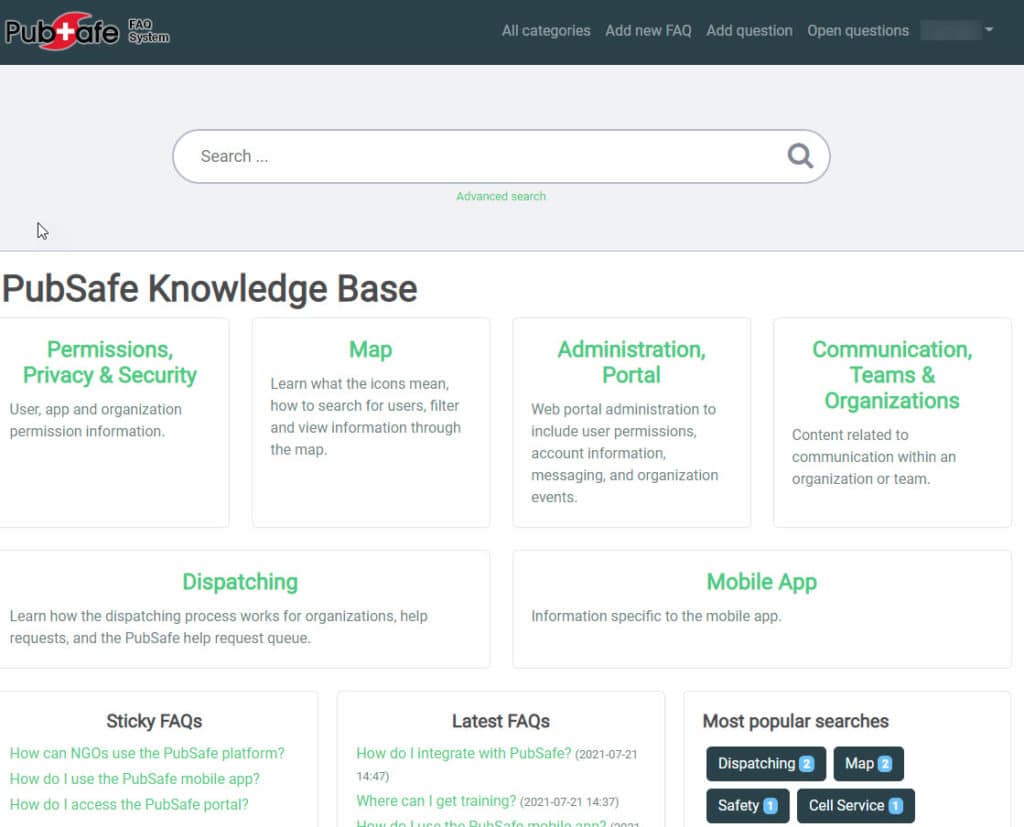 PubSafe Knowledge Base