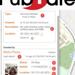 PubSafe Mobile App Help Request