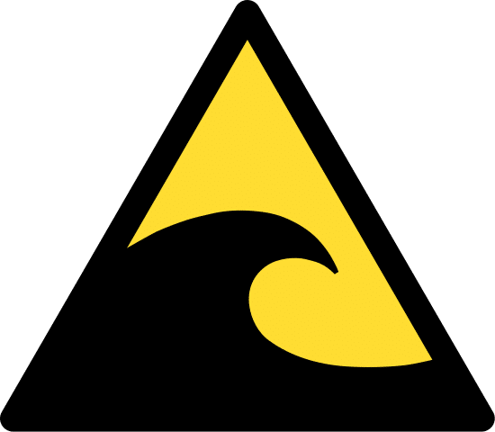 tsunami natural disaster icon