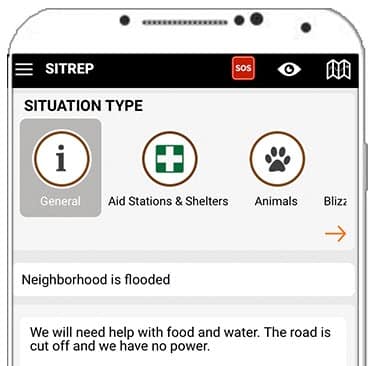 Situation Reports for disasters