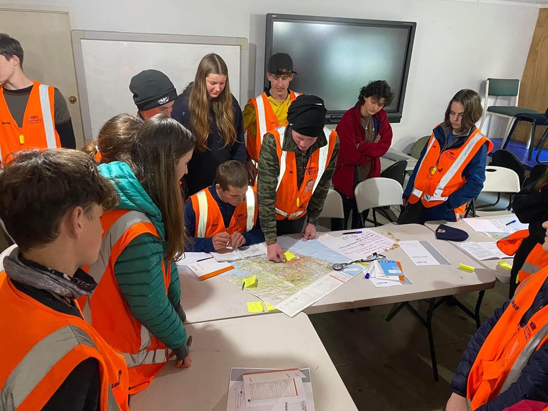 Volunteers Planning Rescue