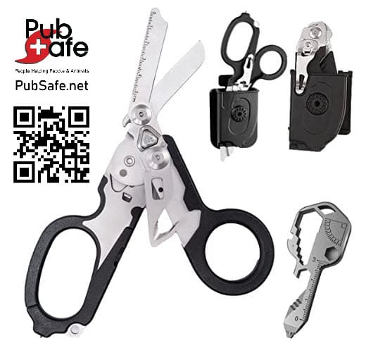 PubSafe Tactical Medical Scissor Parts QR