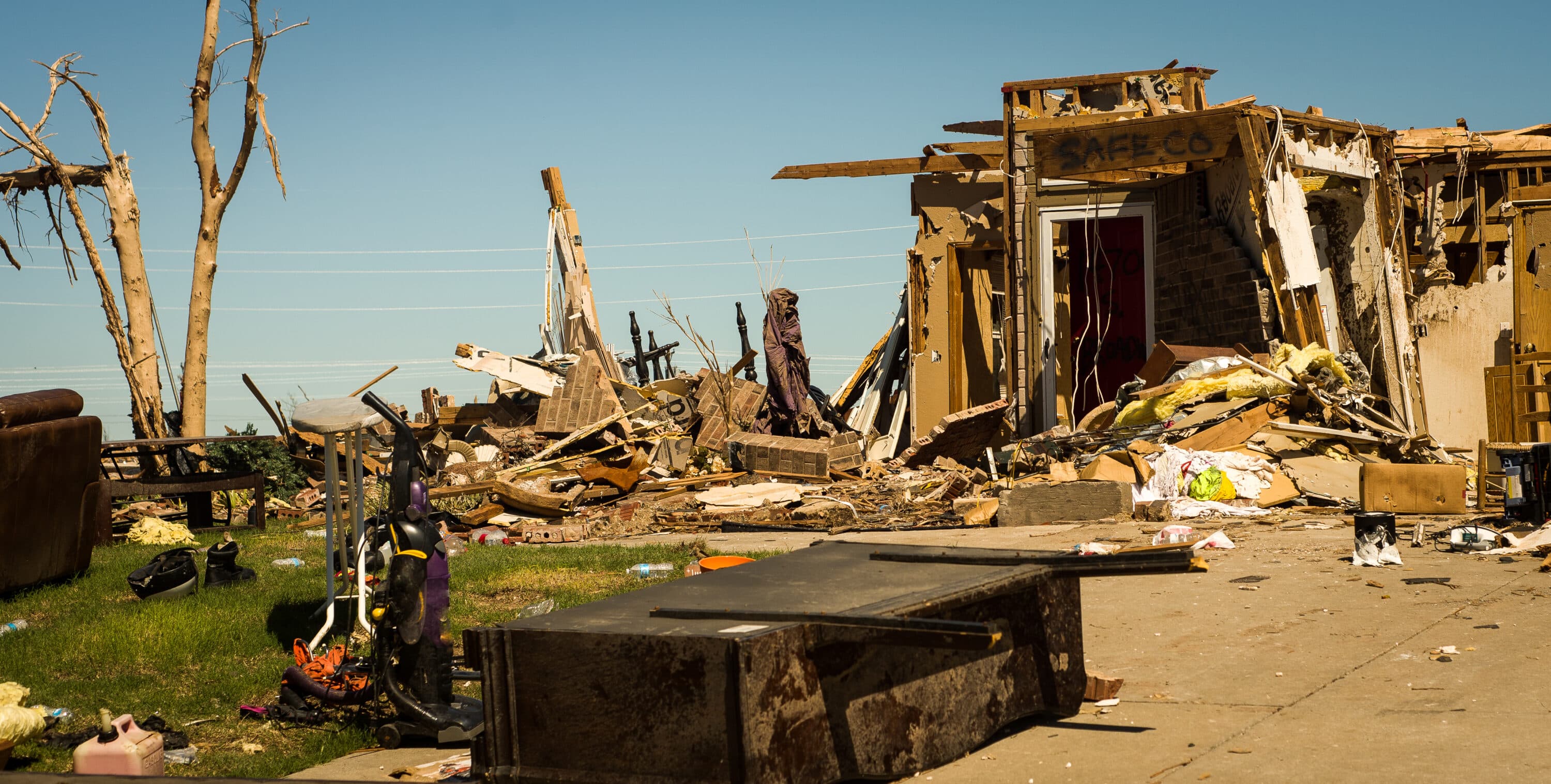 Home destroyed in tornado