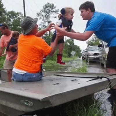 Civilian-Disaster-Response Infant Rescued