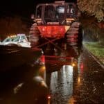 Sherp ATV trailer to flooded hurricane helene area