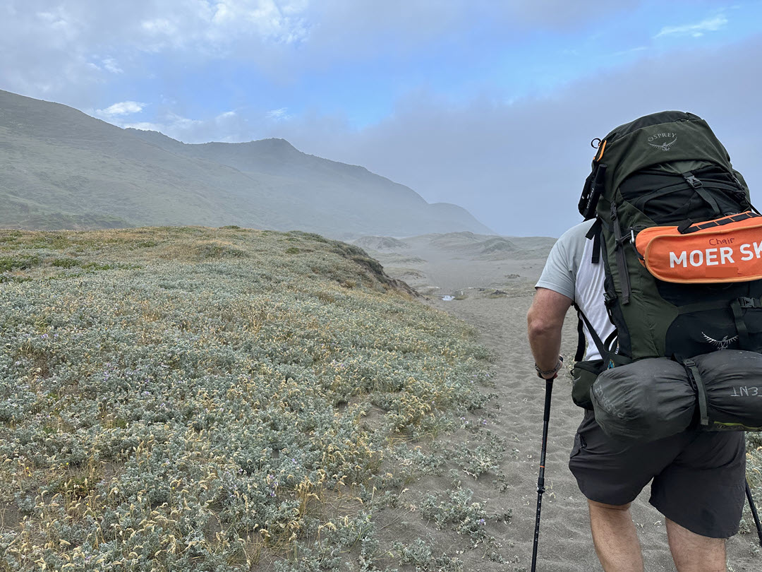 Lost Hiker on Coast