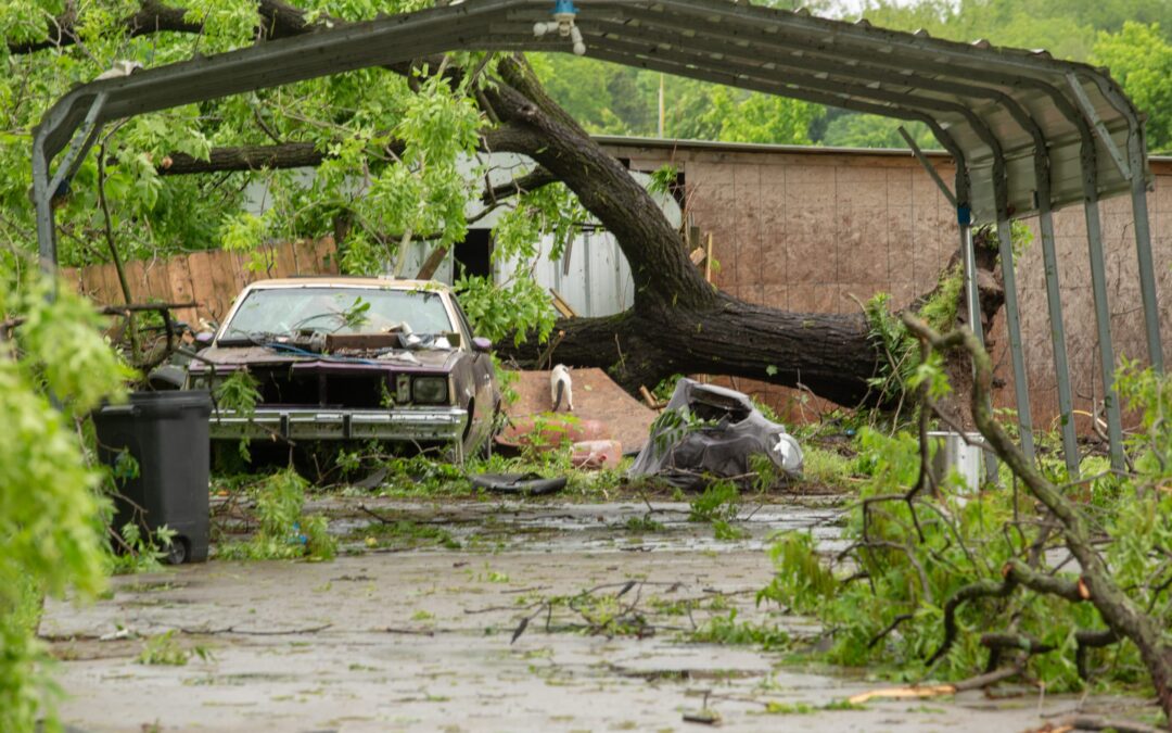 Tornado damage