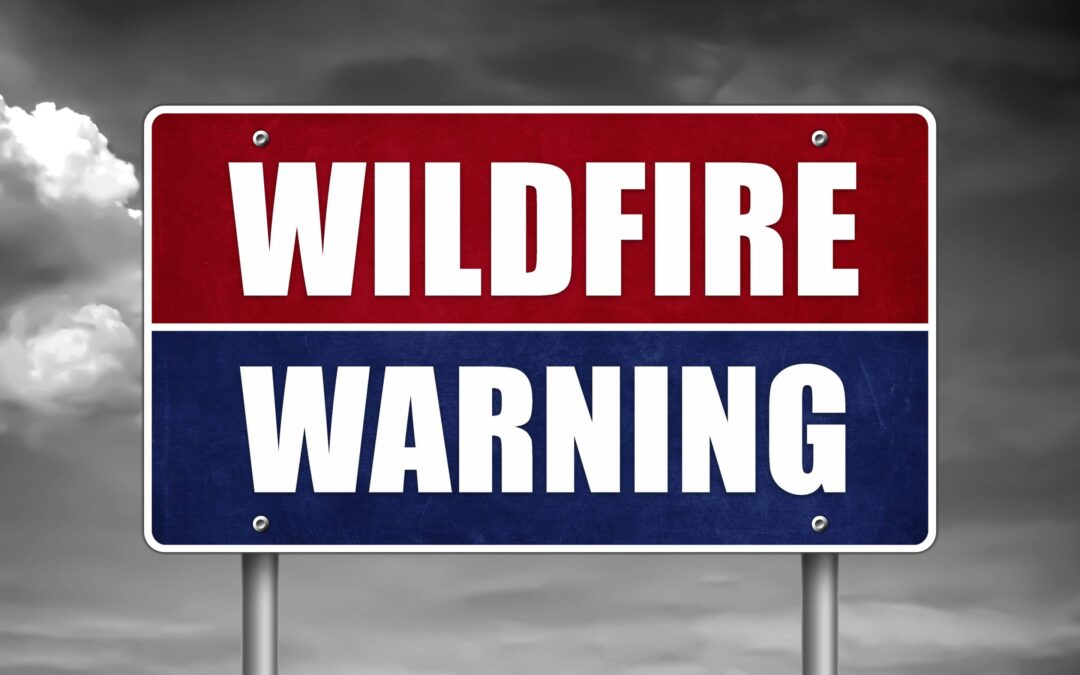 Wildfire Warning sign