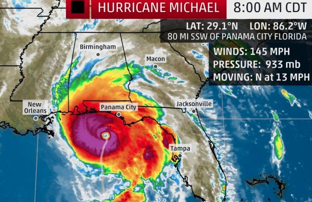 Hurricane Weather Map